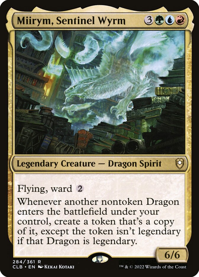 Miirym, Sentinel Wyrm - Commander Legends #284 Card Front