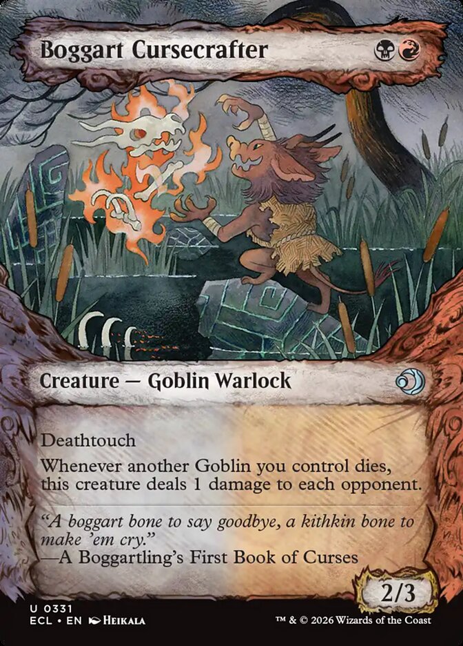 Boggart Cursecrafter Fable Frame Lorwyn Eclipsed #331