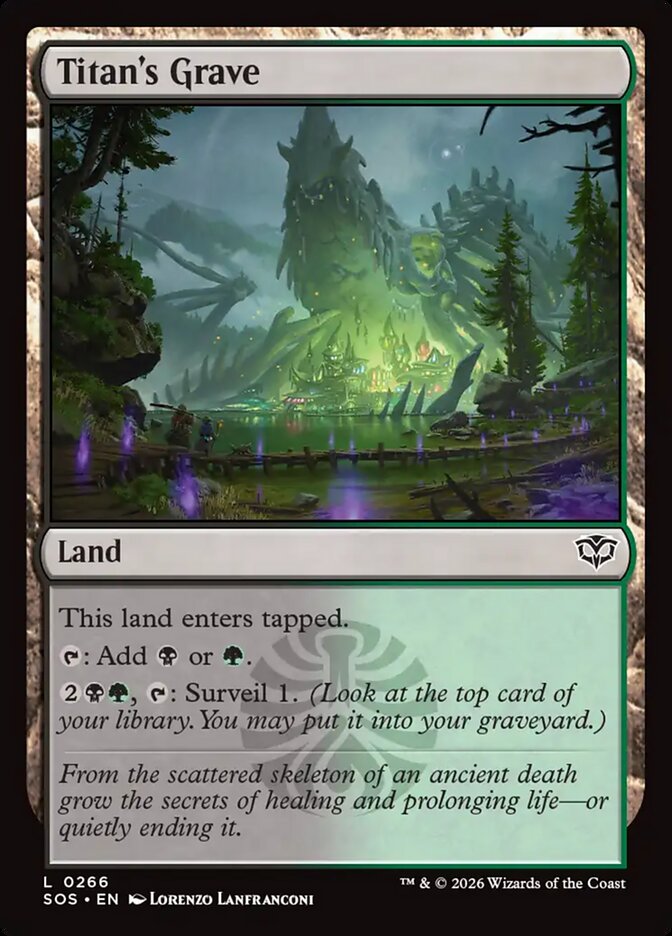 Titan's Grave Secrets of Strixhaven #266Card Front