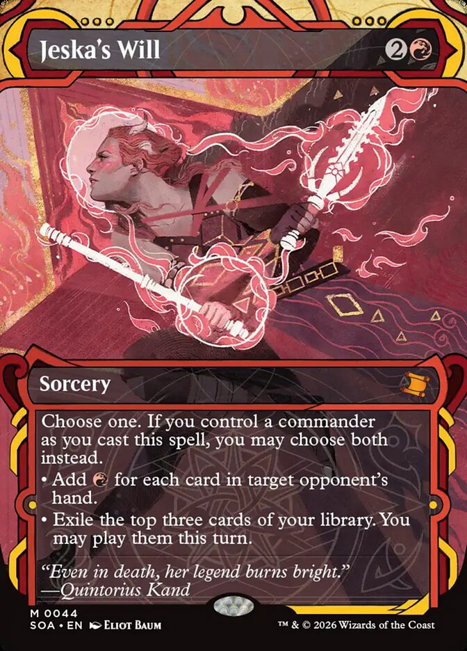 Jeska's Will Secrets of Strixhaven Mystical Archive #044Card Front