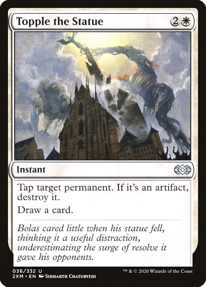 Topple the Statue Double Masters #036 Card Front