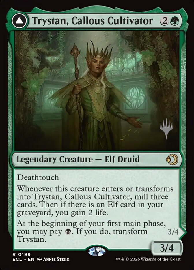 Trystan, Callous Cultivator // Trystan, Penitent Culler Lorwyn Eclipsed #199
