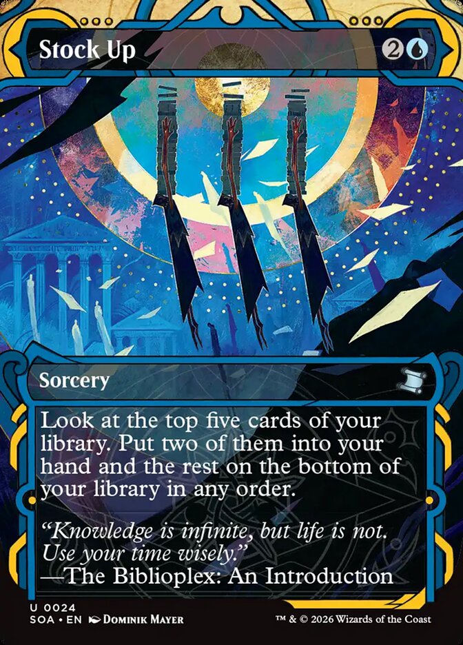Stock Up Secrets of Strixhaven Mystical Archive #024Card Front