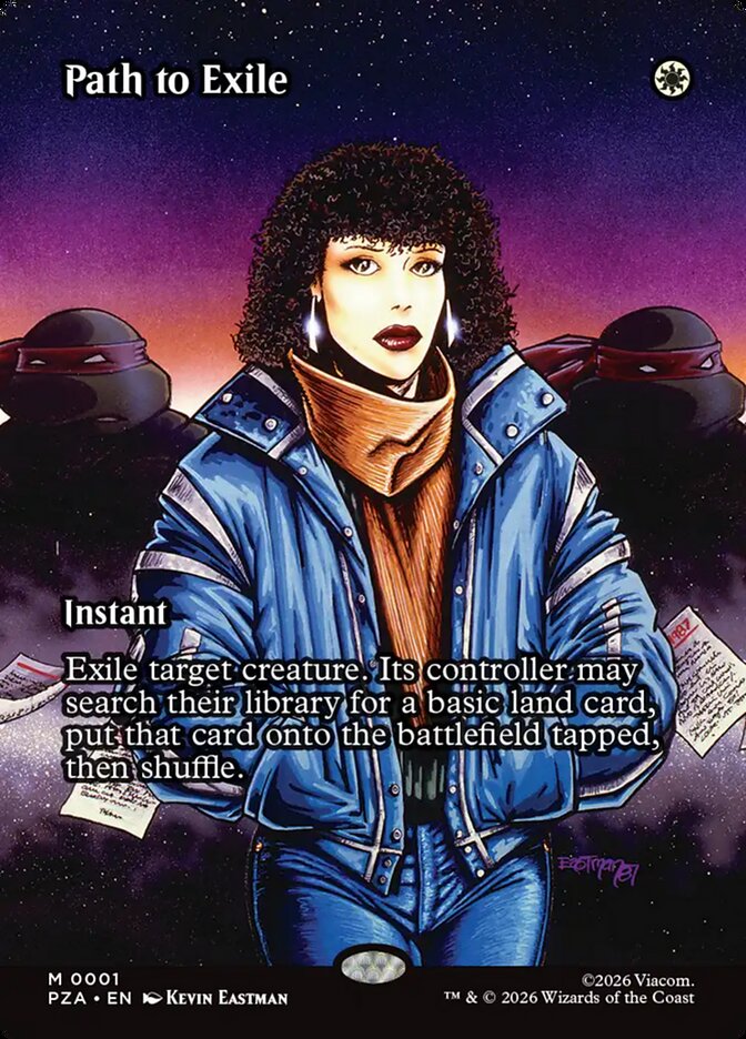 Path To Exile TMNT Borderless Source Material #001