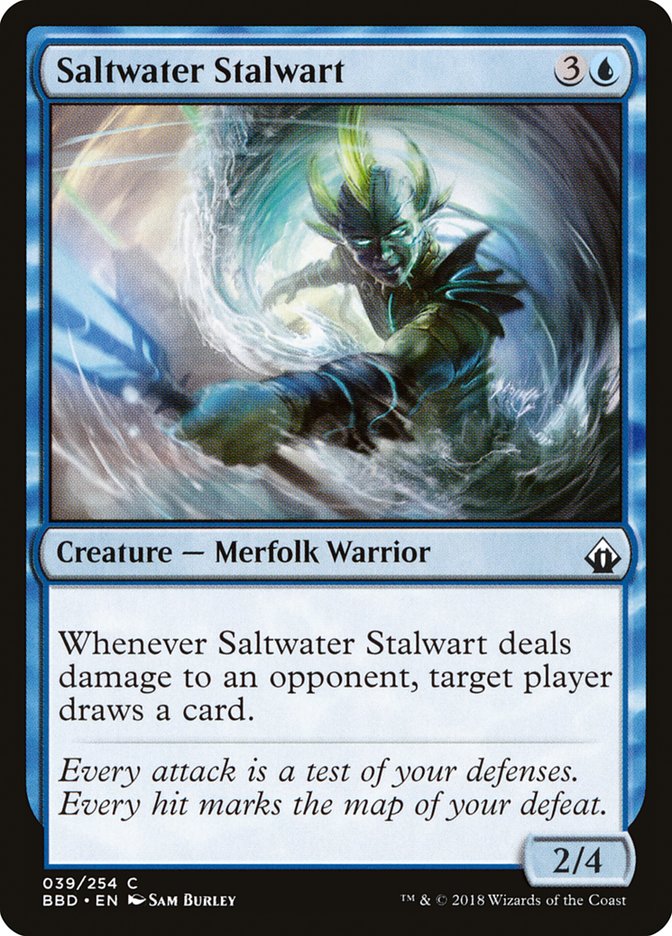 Saltwater Stalwart Battlebond #039 | Magic! The Gathering Single