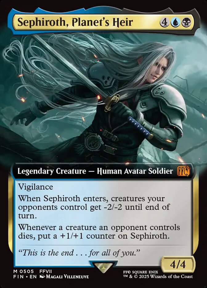 Extended Art Sephiroth, Planet's Heir Final Fantasy #505