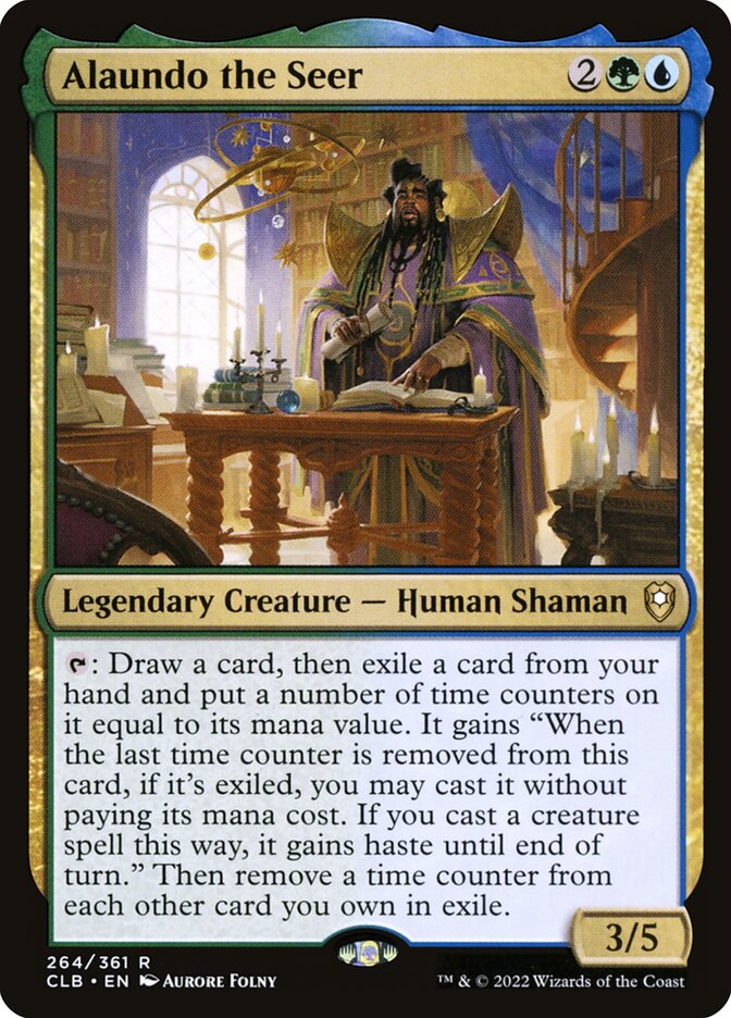 Alaundo the Seer - Commander Legends #264 Card Front