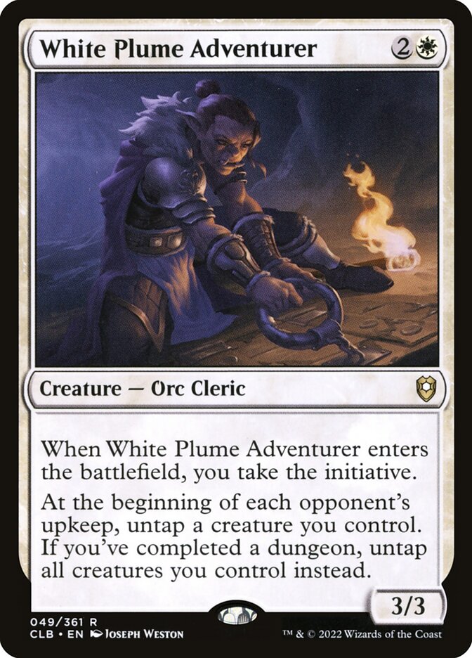 White Plume Adventurer - Commander Legends #049 Card Front