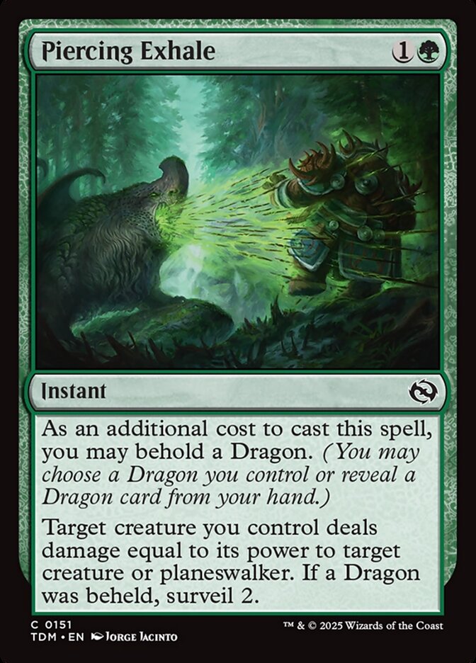 Piercing Exhale Tarkir Dragonstorm #151