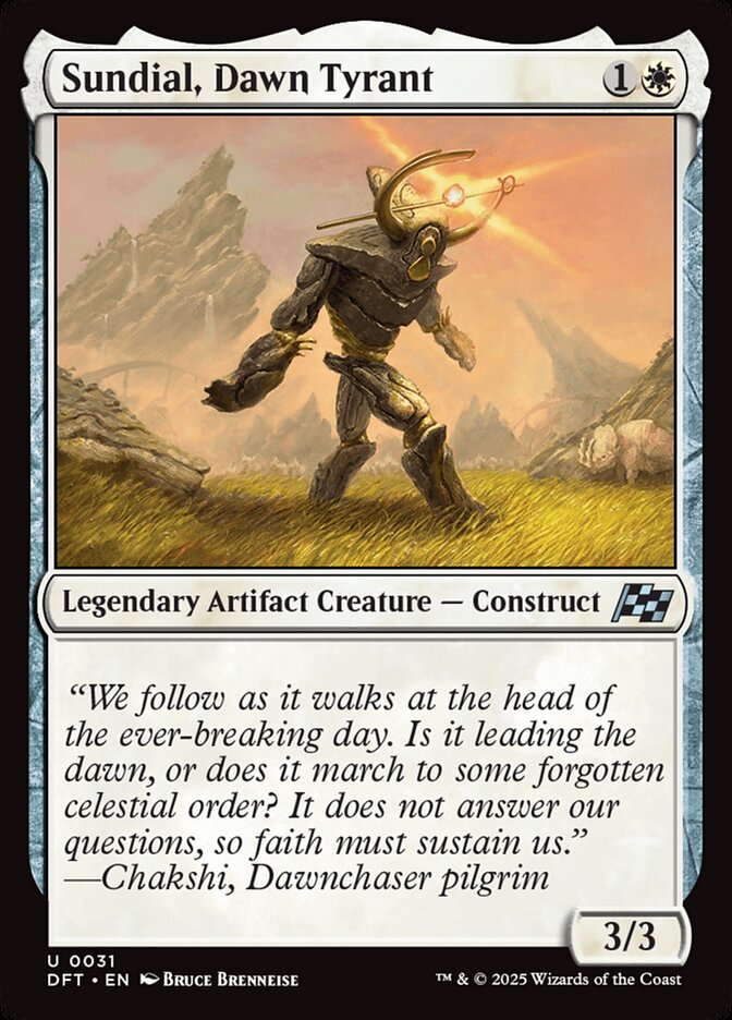 Sundial, Dawn Tyrant Aetherdrift #031