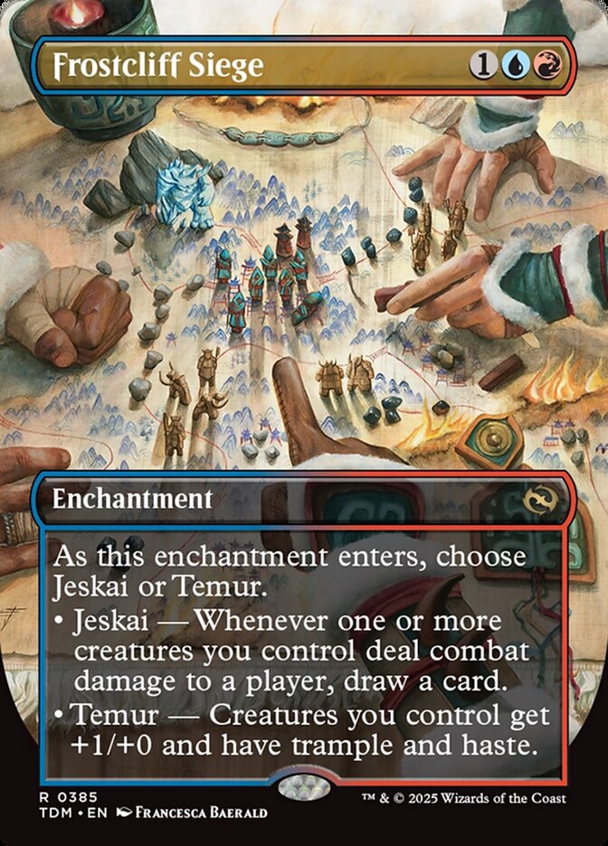 Borderless Frostcliff Siege Tarkir Dragonstorm #385