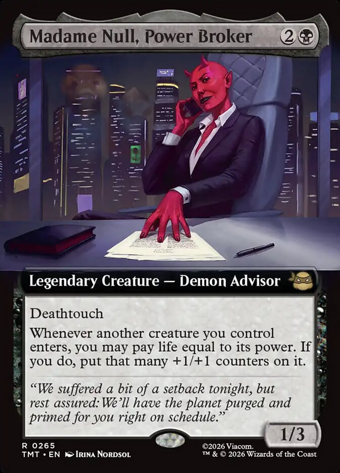 Madame Null, Power Broker Extended Art #265