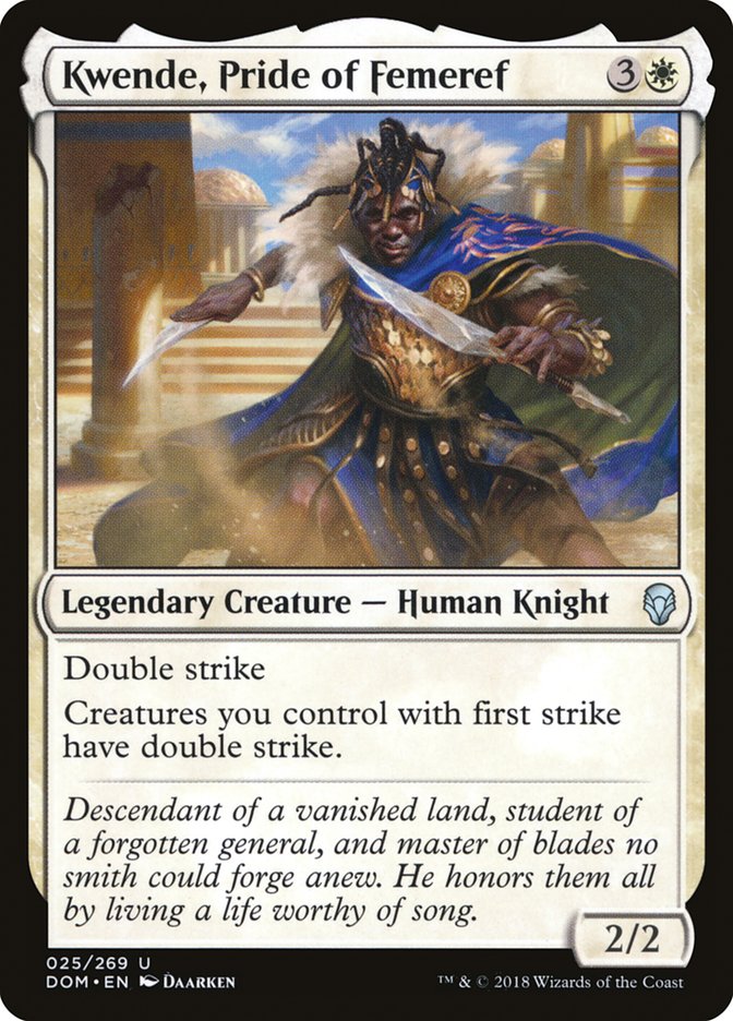 Kwende, Pride of Femeref Dominaria #025