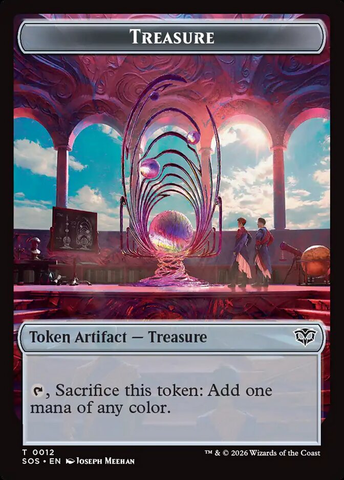 Treasure Secrets of Strixhaven Token #012Card Front