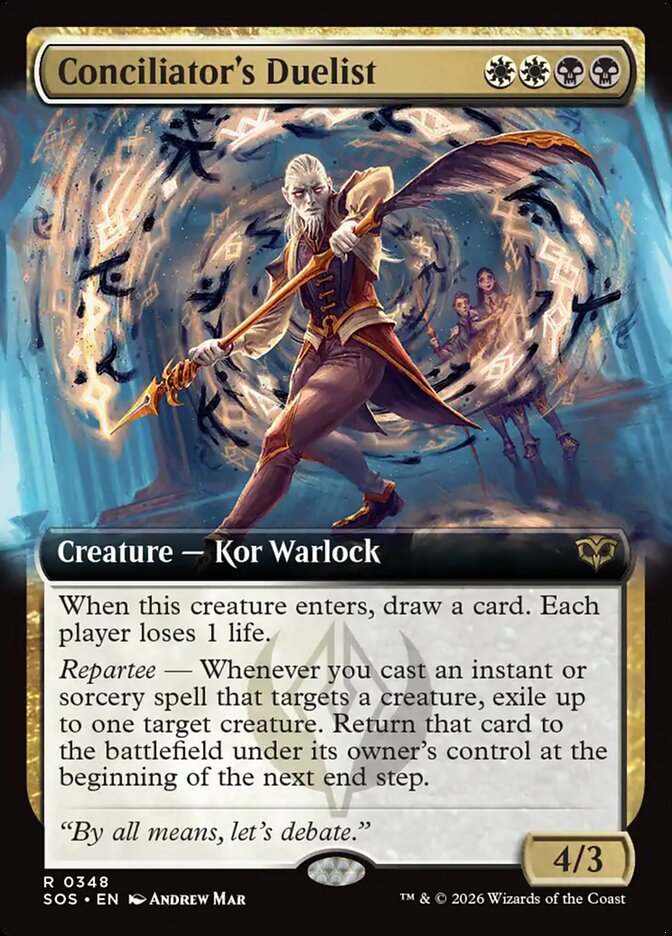 Conciliator's Duelist Secrets of Strixhaven Extended Art #348Card Front