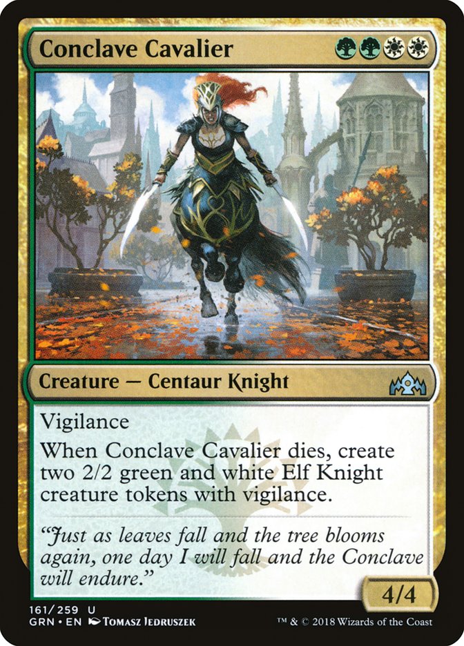 Conclave Cavalier MTG Singles | Guilds of Ravnica #161