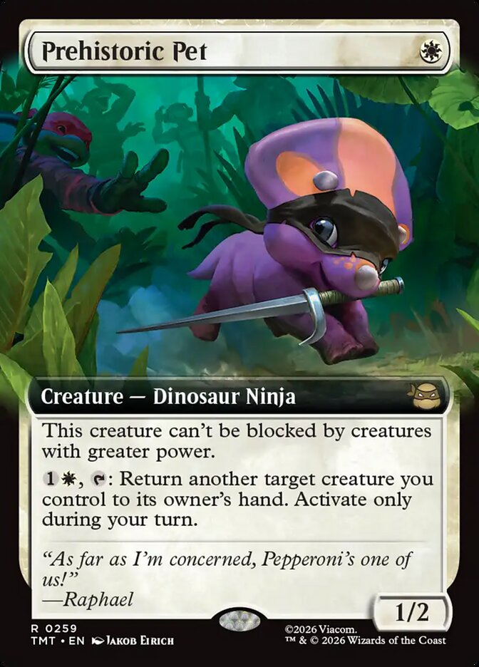 Prehistoric Pet Extended Art #259
