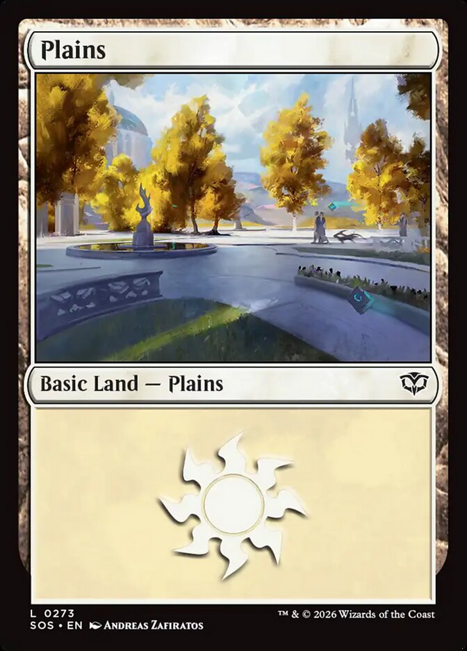 Plains Secrets of Strixhaven Basic Land #273Card Front