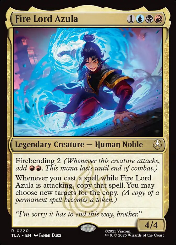 Fire Lord Azula Avatar The Last Airbender #220 MTG Single Card Front