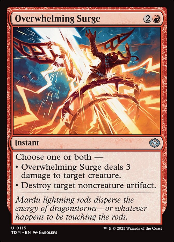 Overwhelming Surge Tarkir Dragonstorm #115