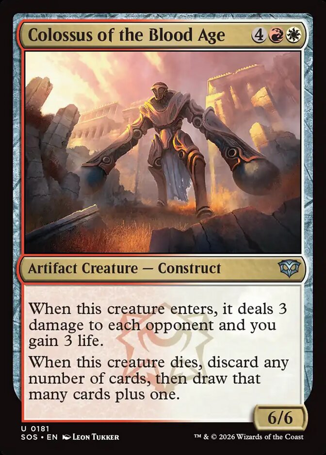 Colossus of the Blood Age Secrets of Strixhaven #181Card Front