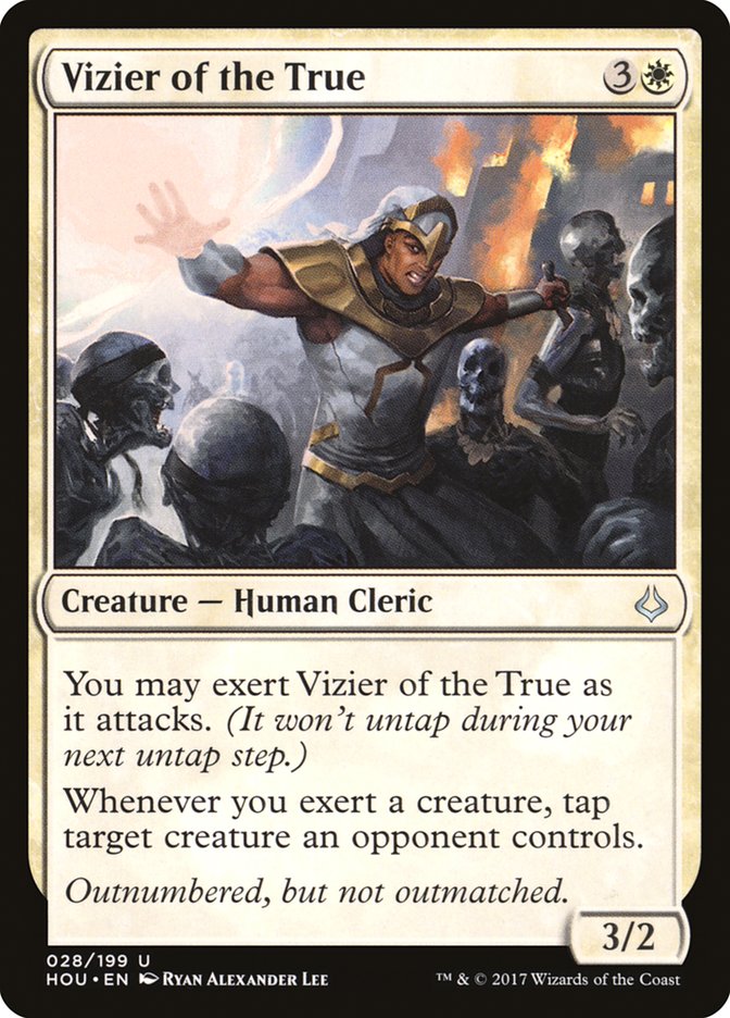 Hour of Devastation Vizier of the True #028 Card Front
