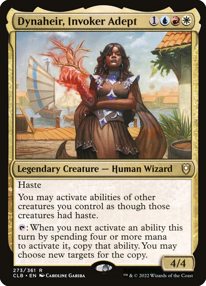 Dynaheir, Invoker Adept - Commander Legends #273 Card Front