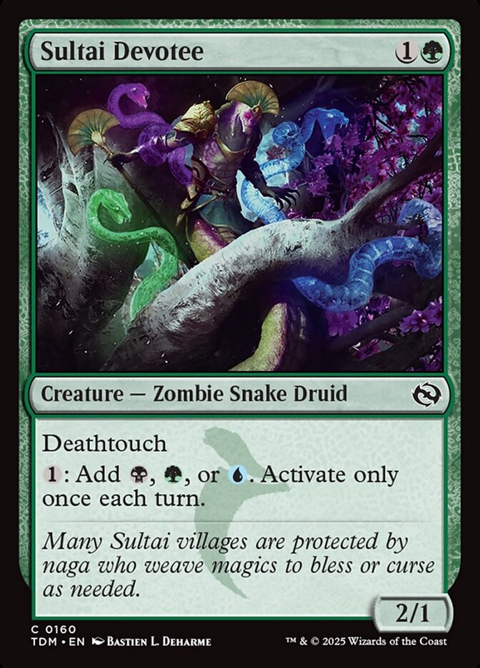 Sultai Devotee Tarkir Dragonstorm #160