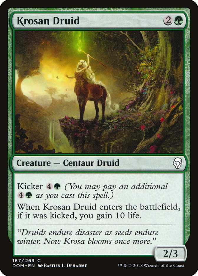 Krosan Druid Dominaria #167