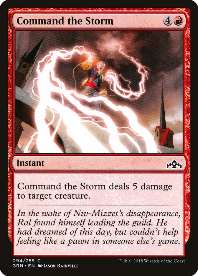 Command the Storm MTG Singles | Guilds of Ravnica #094