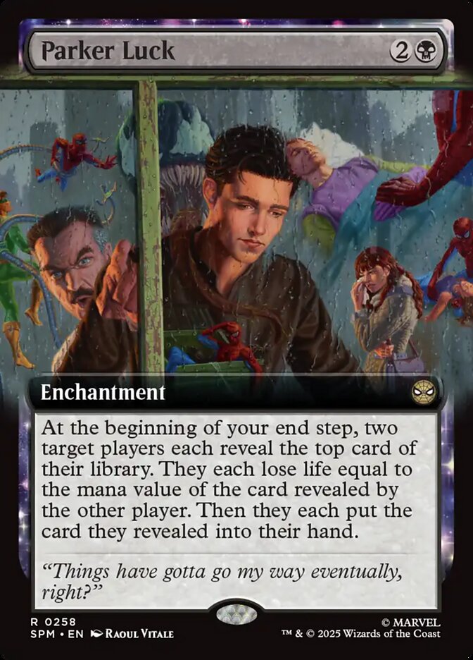 Parker Luck Extended Art - Spider-Man #258