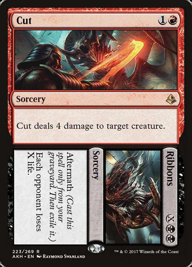 Cut // Ribbons Amonkhet #223 | Magic! The Gathering Singles