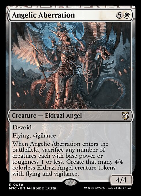 Angelic Aberration MTG Single | M3C Commander #039