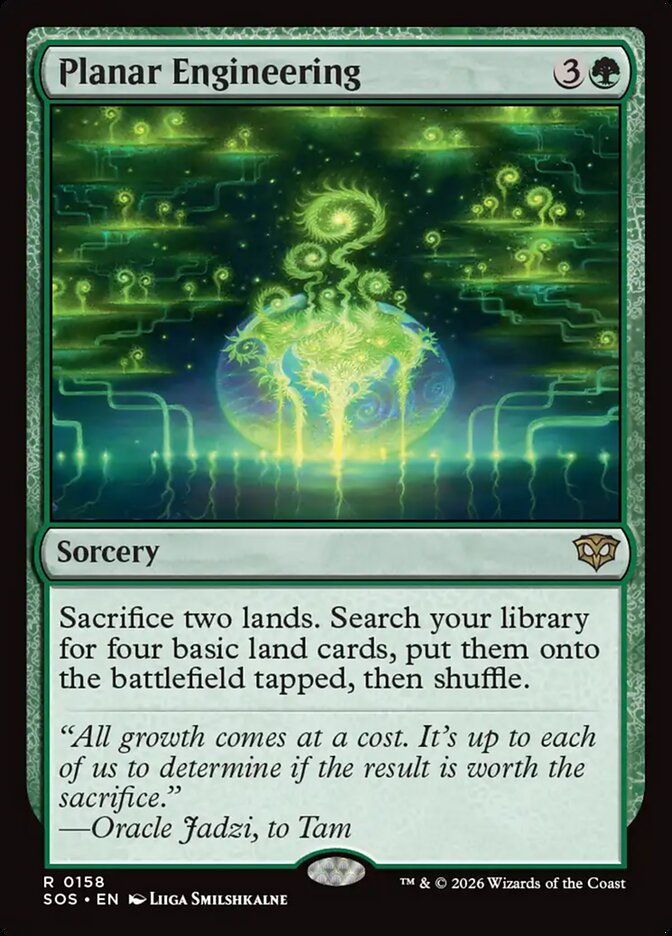 Planar Engineering Secrets of Strixhaven #158Card Front