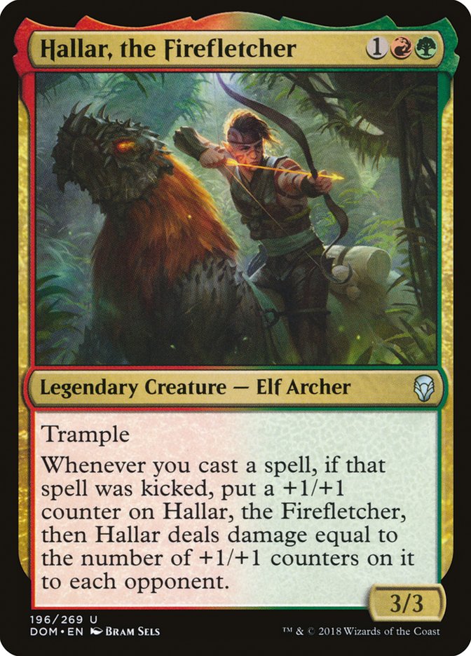 Hallar, the Firefletcher Dominaria #196