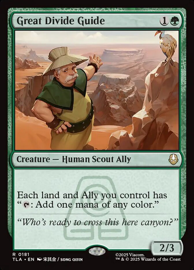 Great Divide Guide Avatar The Last Airbender #181 MTG Single Card Front