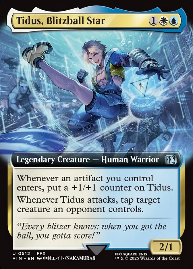 Extended Art Tidus, Blitzball Star Final Fantasy #512