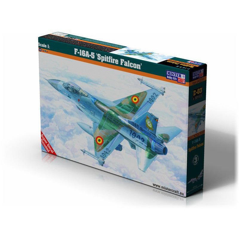 1/72 F-16A-5 Spitfire Falcon Scale Model Kit