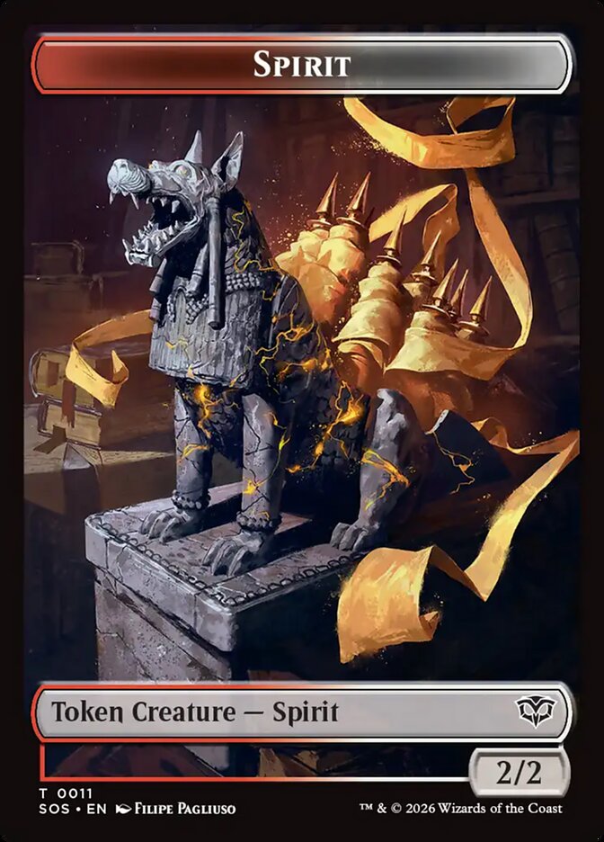 Spirit Secrets of Strixhaven Token #011Card Front