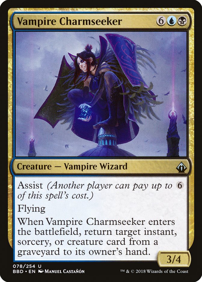 Vampire Charmseeker Battlebond #078 | Magic! The Gathering Single