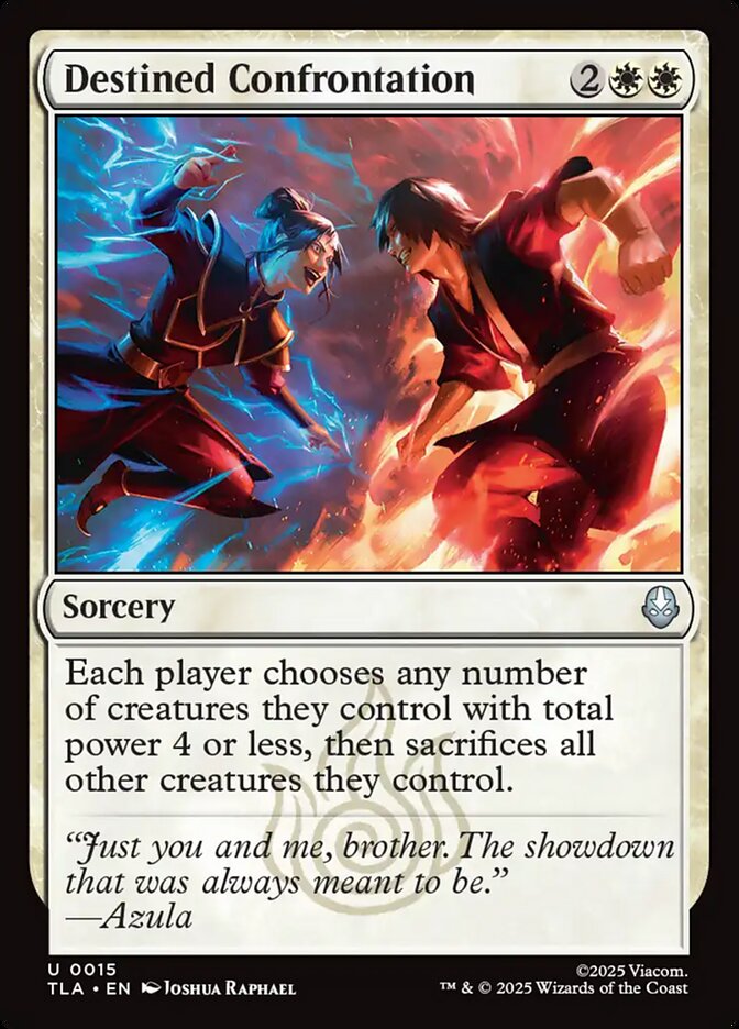 Destined Confrontation Avatar The Last Airbender #015 MTG Single Card Front
