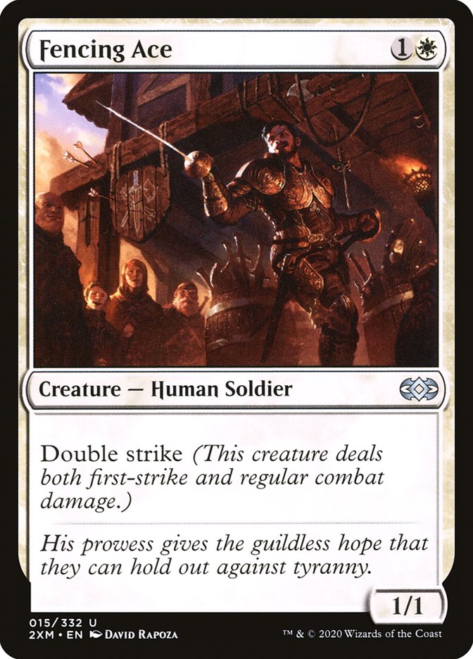 Fencing Ace Double Masters #015 Card Front