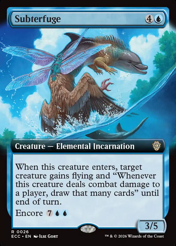 Subterfuge Lorwyn Eclipsed Commander Extended Art #026