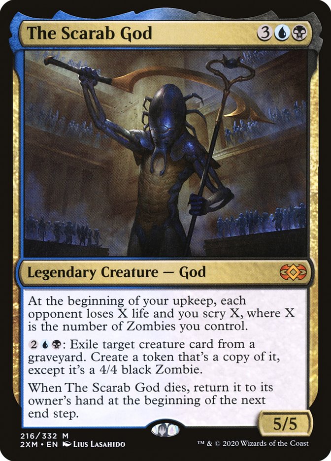 The Scarab God Double Masters #216 Card Front