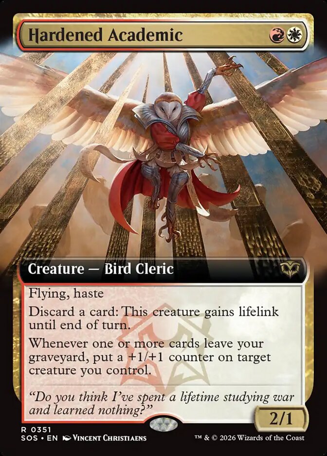 Hardened Academic Secrets of Strixhaven Extended Art #351Card Front