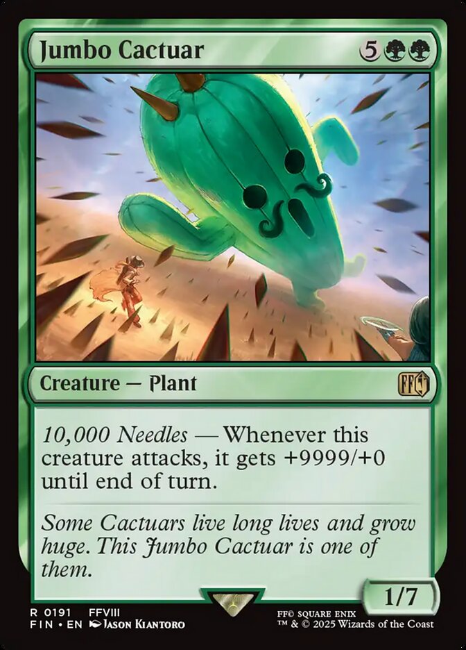 Jumbo Cactuar Final Fantasy #191