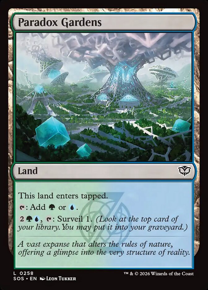 Paradox Gardens Secrets of Strixhaven #258Card Front
