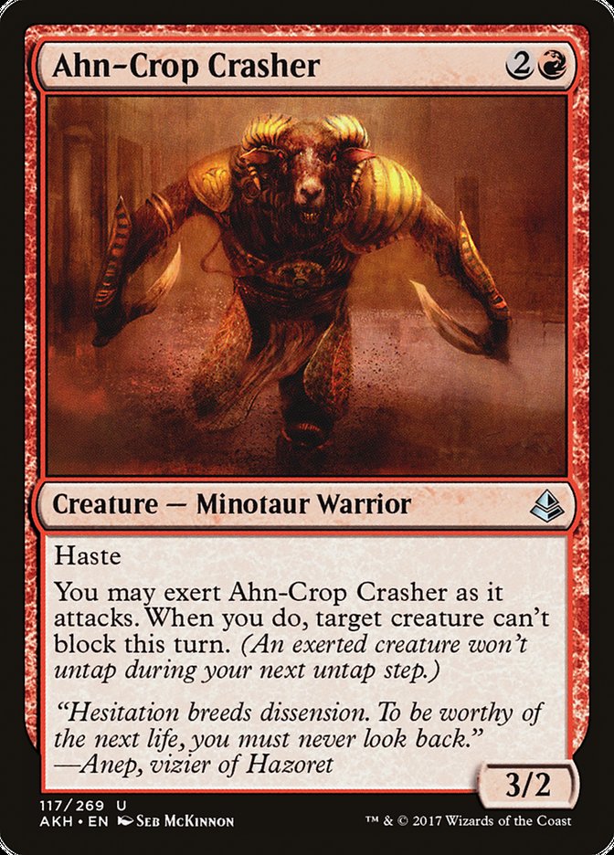Ahn-Crop Crasher Amonkhet #117 | Magic! The Gathering Singles