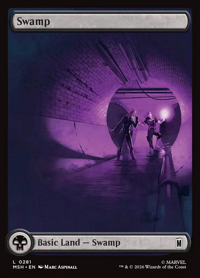 Marvel Superheroes Swamp Card Front