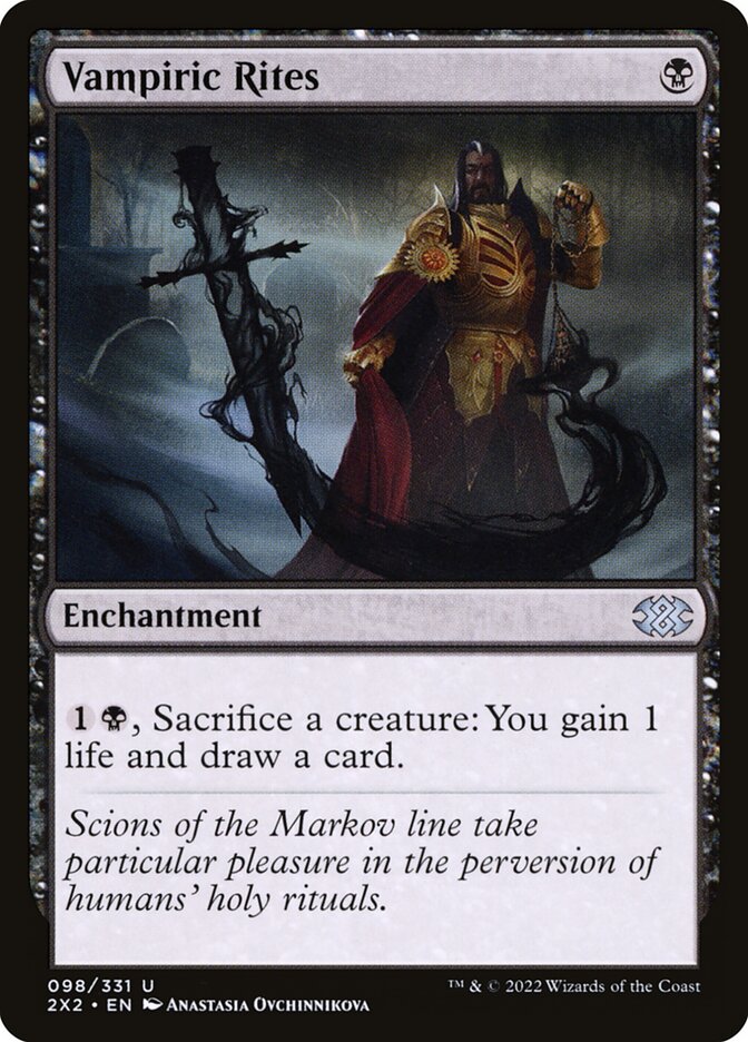 Vampiric Rites Double Masters 2 #098 | MTG Singles